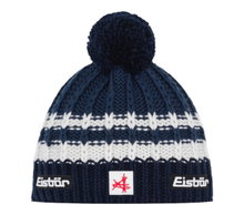 Polar Bear Hat (Pom Pom) Kova SA - Merinomix - midnight blue/white - 1 piece