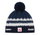 Polar Bear Hat (Pom Pom) Kova SA - Merinomix - midnight blue/white - 1 piece