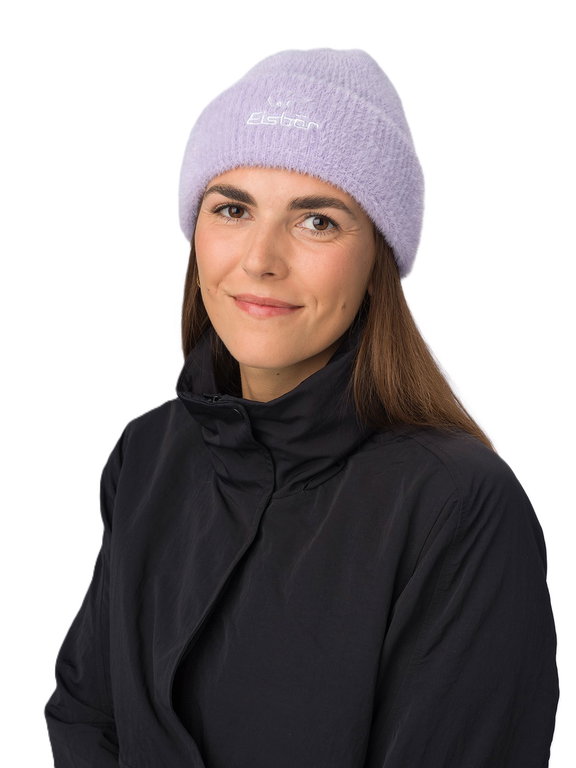 Eisbär Wintermütze (Beanie) Mana - Flauschige Textur - Damen violett - 1 Stück