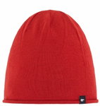 Eisbär Mütze (Beanie) Merinowolle Oversize Pulse rot Herren