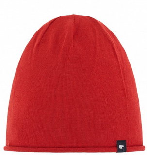 Polar Bear Beanie Merino Wool Oversize Pulse Red Men