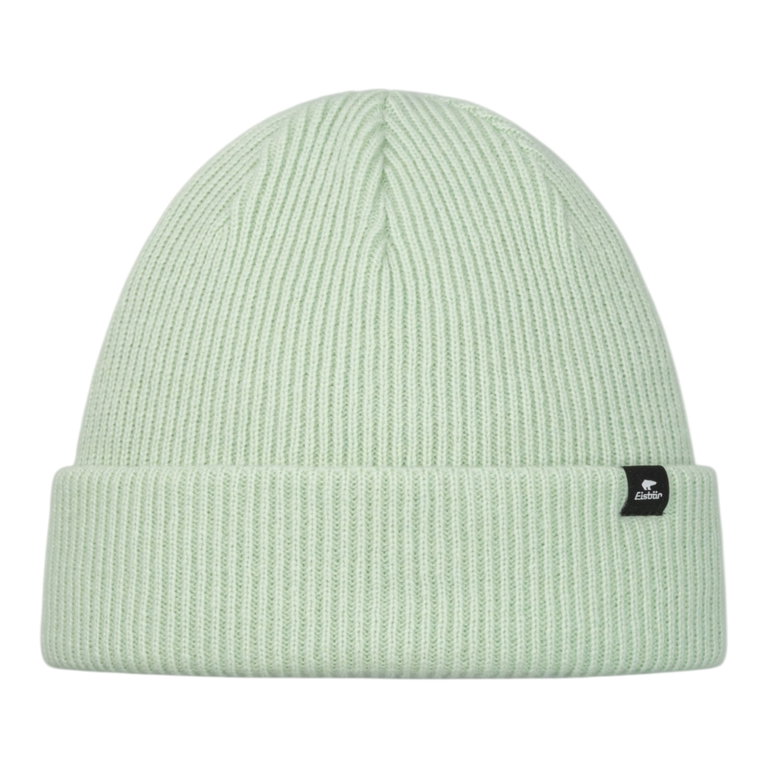 Eisbär Mütze (Beanie) Salma 2.0 - Merinomix, Rippstruktur - hellgrün - 1 Stück