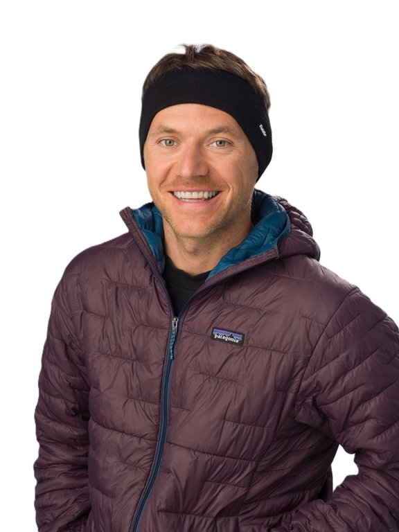 Eisbär Stirnband Havel (Merinomix) - schwarz - 1 Stück
