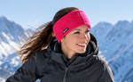 Eisbär Stirnband Jamie (Breite 13.5cm) - Futter aus Fleece - magenta - 1 Stück