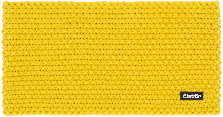 Eisbär Stirnband Jamie (Breite 13.5cm) - Futter aus Fleece - gelb - 1 Stück