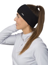 Polar Bear Headband Jamies (Lining made of fleece merino wool) black ladies