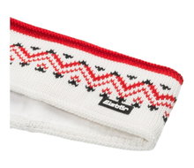 Polar Bear Headband Vincent Nordic Merinomix - white/red - 1 piece