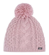 Eisbär Strickmütze (Pompon) Afra Damen - pink/rosa - 1 Stück
