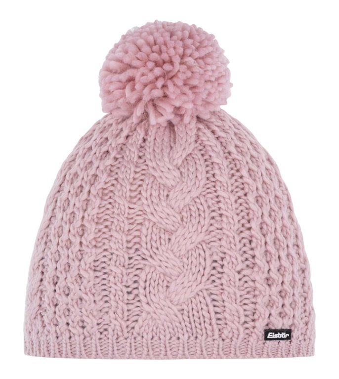 Eisbär Strickmütze (Pompon) Afra Damen - pink/rosa - 1 Stück
