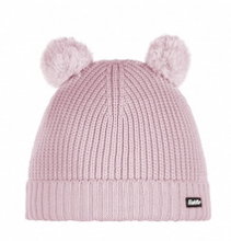 Eisbär Wintermütze (Pompon) Ponti - mit Wollpompon als Ohren - pink - Kinder
