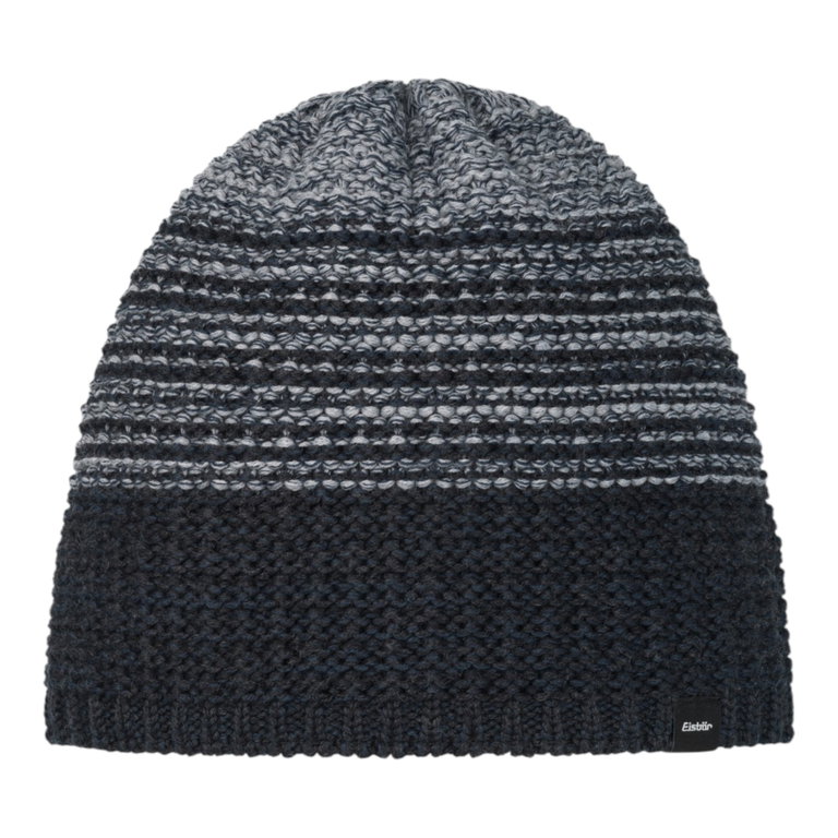 Eisbär Wintermütze (Beanie) Campo - Merinomix - graphitegrau/hellgrau - 1 Stück