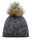 Eisbär Wintermütze (Bommel) Draw Lux Crystal schwarz/anthrazitgrau Damen