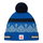 Eisbär Wintermütze Norrak Ski Austria (Pompon) - Merinomix, kuscheliges Fleece-Band - blau/schwarz - 1 Stück