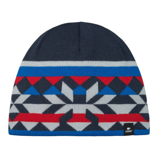 Eisbär Wintermütze (Beanie) Pixie - blau/rot - 1 Stück