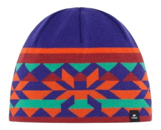Polar Bear Winter Hat (Beanie) Pixie - orange/blue - 1 piece