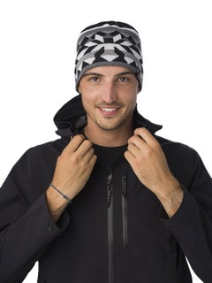 Polar Bear Winter Hat (Beanie) Pixie - anthracite grey/white - 1 piece