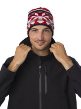Polar Bear Winter Hat (Beanie) Pixie - red/blue - 1 piece