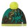 Eisbär Wintermütze (Bommel) Ready Pompon - warm, atmungsaktiv - grün/braun Kinder