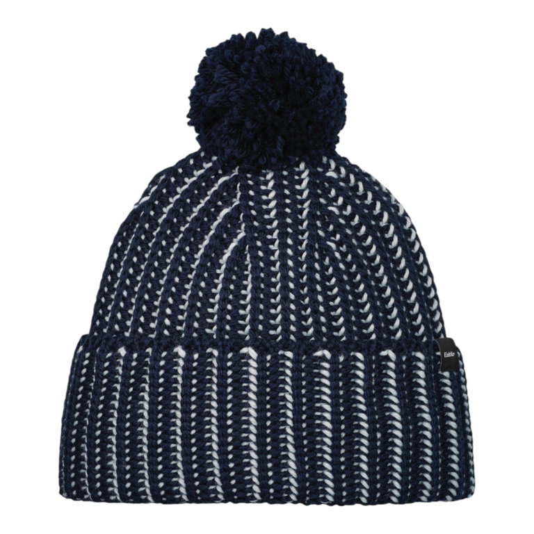 Eisbär Wintermütze Ronda (Pompon) - Merinomix - nachtblau - 1 Stück