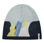 Eisbär Wintermütze (Beanie) Saba - grau/limegrün - 1 Stück