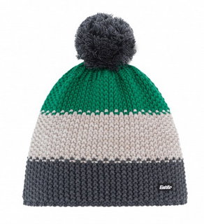 Polar Bear Winter Hat (Pom Pom) Star Pompon RL green/grey Kids