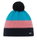 Polar Bear Winter Hat Star with Pom Pom (Pompom) pink/blue - 1 piece