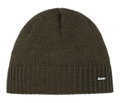 Eisbär Wintermütze (Beanie) Trop Strickmuster Merinowolle - khakigrün - 1 Stück