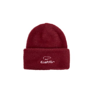 Eisbär Wintermütze (Beanie) Mana - Flauschige Textur - Damen burgundrot - 1 Stück
