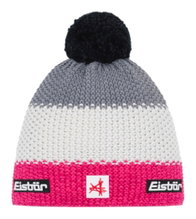 Polar Bear Winter Hat (Pom Pom) Star SA Kids - pink/white/grey - 1 piece