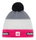 Polar Bear Winter Hat (Pom Pom) Star SA Kids - pink/white/grey - 1 piece