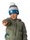 Polar Bear Winter Hat (Pom Pom) Star SA Kids - blue/grey - 1 piece