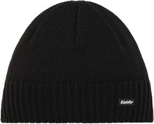 Eisbär Wintermütze (Beanie) Trop Strickmuster Merinowolle - schwarz - 1 Stück