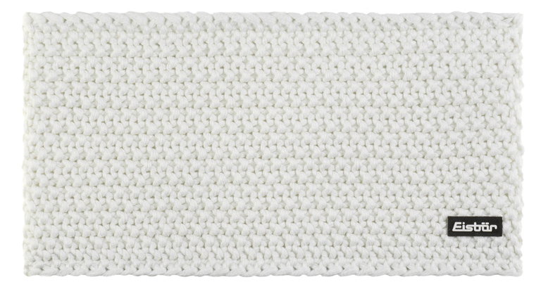Eisbär Stirnband Jamie (Breite 13.5cm) - Futter aus Fleece - weiss - 1 Stück
