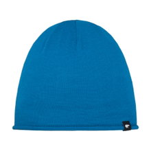 Eisbär Mütze (Beanie) Merinowolle Oversize Pulse blau - 1 Stück