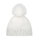 Eisbär Mütze (Pompon) Nalin Lux Crystal - Merinomix - Damen weiss - 1 Stück