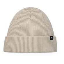Eisbär Mütze (Beanie) Salma 2.0 - Merinomix, Rippstruktur - beige - 1 Stück