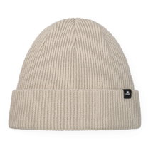 Czapka Eisbär (Beanie) Salma 2.0 - Merinomix, struktura prążkowana - beżowa - 1 sztuka