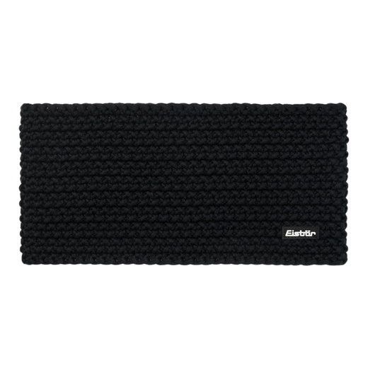 Eisbär Stirnband Jamie (Breite 13.5cm) - Futter aus Fleece - schwarz - 1 Stück