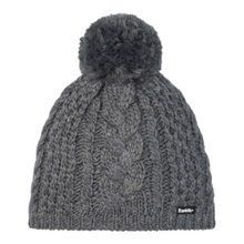 Eisbär Strickmütze (Pompon) Afra - anthrazitgrau