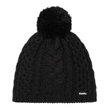 Eisbär Strickmütze (Pompon) Afra Damen - schwarz - 1 Stück