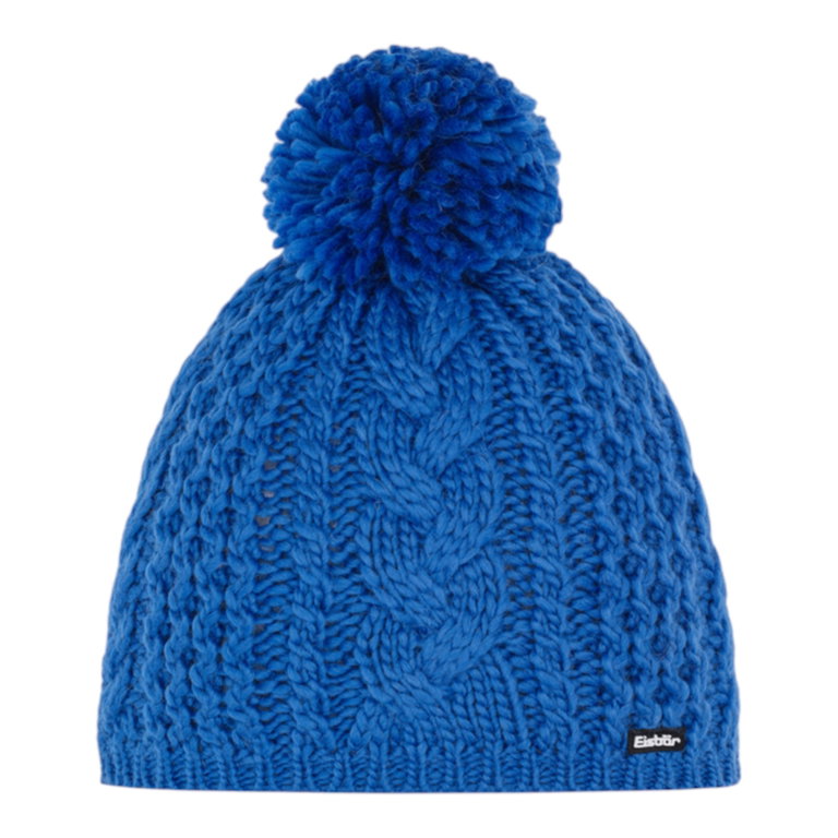 Eisbär Strickmütze (Pompon) Afra Damen - blau - 1 Stück