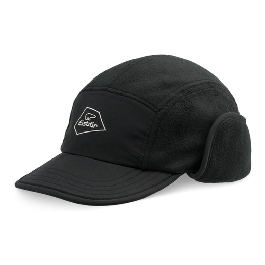 Eisbär Wintermütze (Cap) Maxor - Ohrenklappen - schwarz - 1 Stück