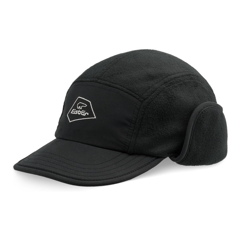 Eisbär Wintermütze (Cap) Maxor - Ohrenklappen - schwarz - 1 Stück