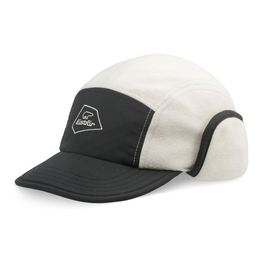 Eisbär Wintermütze (Cap) Maxor - Ohrenklappen - weiss/schwarz - 1 Stück