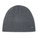 Eisbär Wintermütze (Beanie) Trop Strickmuster Merinowolle - anthrazitgrau - 1 Stück