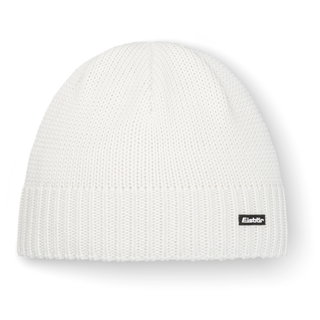 Eisbär Wintermütze (Beanie) Trop Strickmuster Merinowolle - weiss - 1 Stück