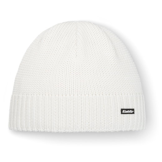 Eisbär Wintermütze (Beanie) Trop Strickmuster Merinowolle - weiss - 1 Stück