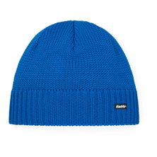 Czapka zimowa Eisbär (beanie) Trop wzór dzianiny z wełny merino - niebieska - 1 sztuka