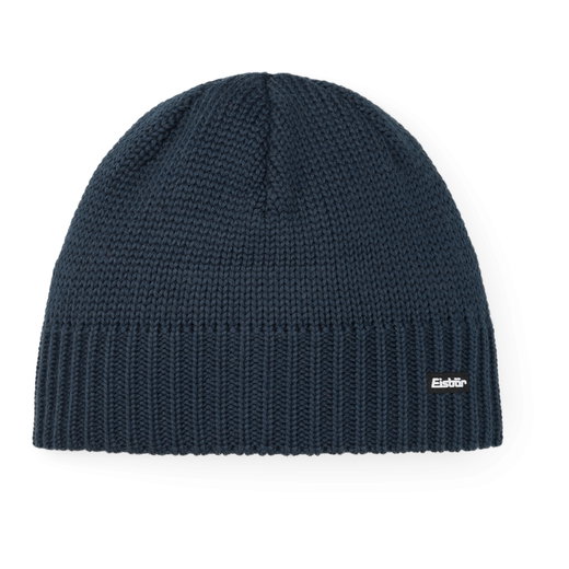 Eisbär Wintermütze (Beanie) Trop Strickmuster Merinowolle - kobaltblau - 1 Stück