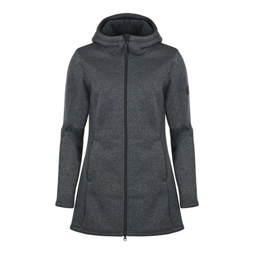Elkline Fleece Jacket Morning Dew (Fleece Coat) Dark Grey Ladies